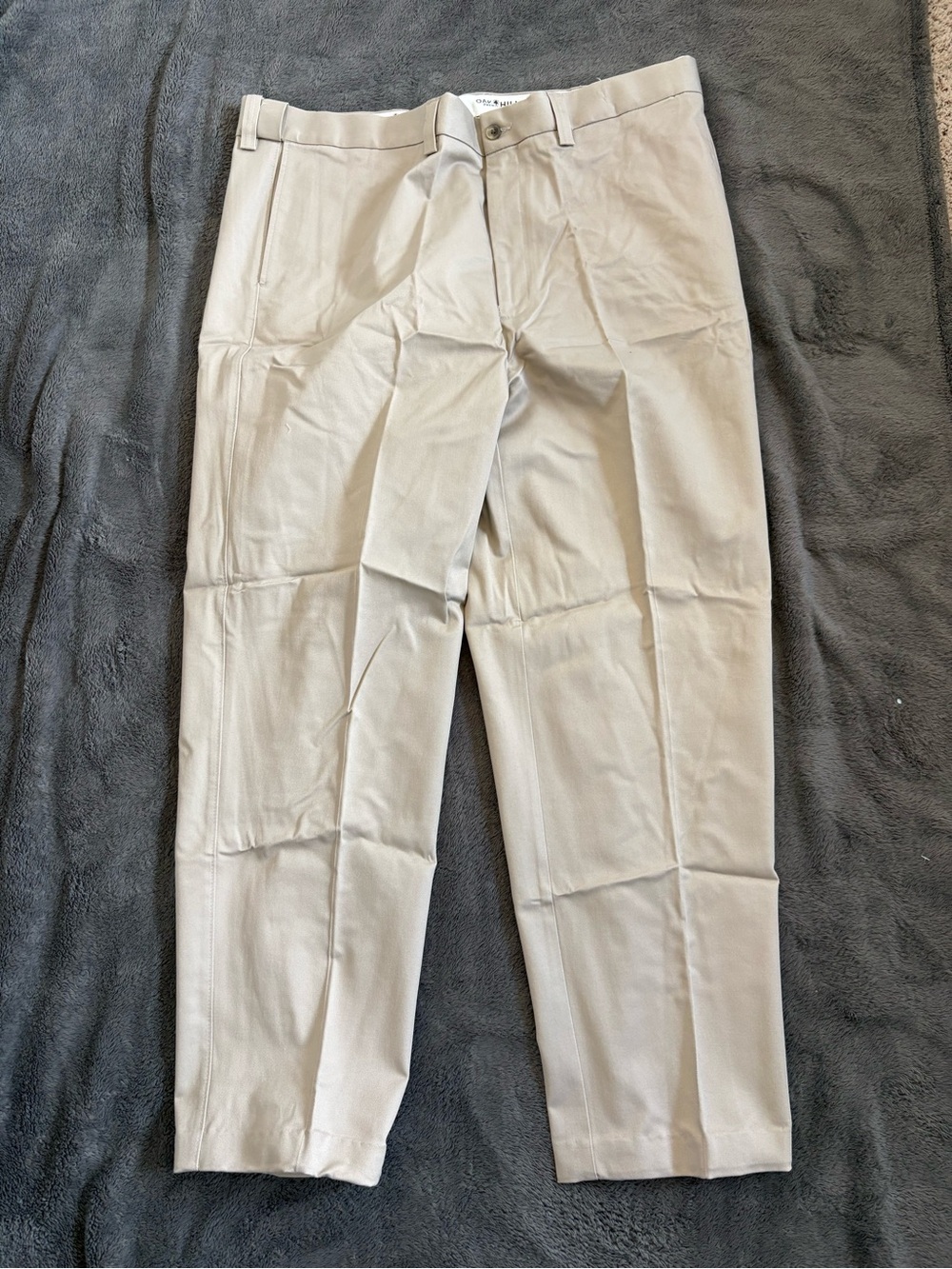 Men's Classic Straight Chino Pants - Light Beige